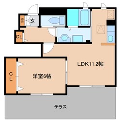 大和二見駅 徒歩10分 1階の物件間取画像